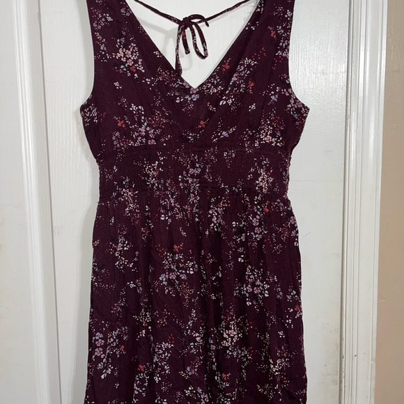 Aeropostale Floral Multicolor Babydoll Dress NWT — Large - Picture 6 of 6